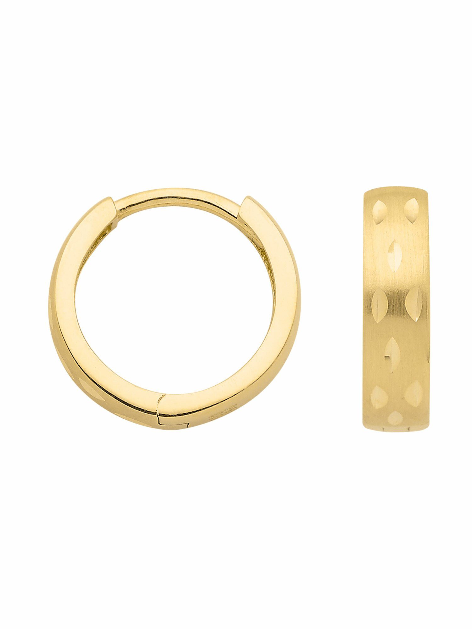 Damen Schmuck Adelia´s Paar Ohrhänger 1 Paar 333 Gold Ohrringe / Creolen, 333 Gold Goldschmuck für Damen