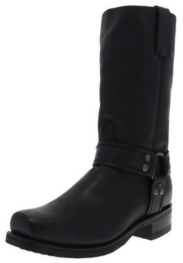 Sendra Boots BLUES 9809 Schwarz Winterstiefel Rahmengenäht Unisex Bikerstiefel, Thinsulate Insulation