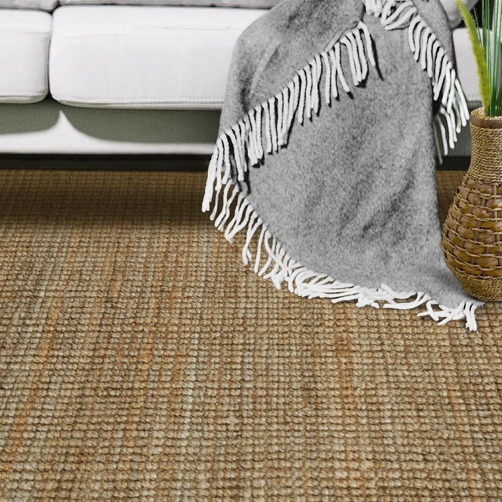Kubus Teppich Jute Matici, rechteckig, 100 % Jute