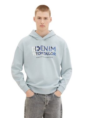 TOM TAILOR Denim Sweatshirt relaxed hoodie with print