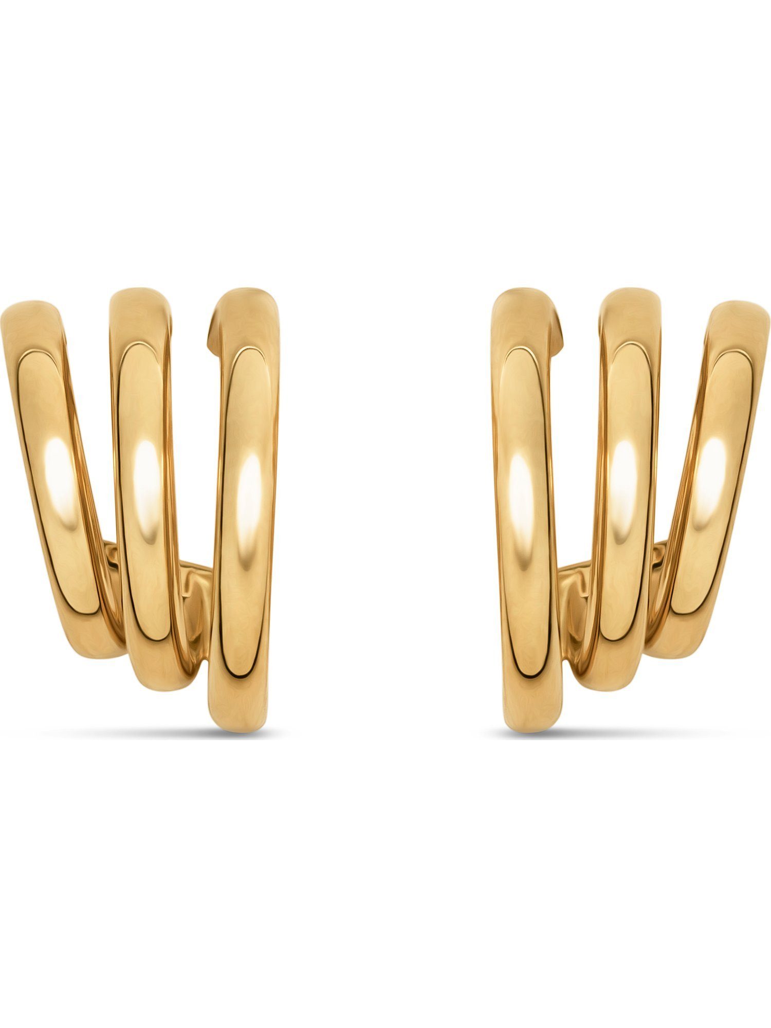 CHRIST Paar Ohrstecker CHRIST Damen-Ohrstecker 375er Gelbgold