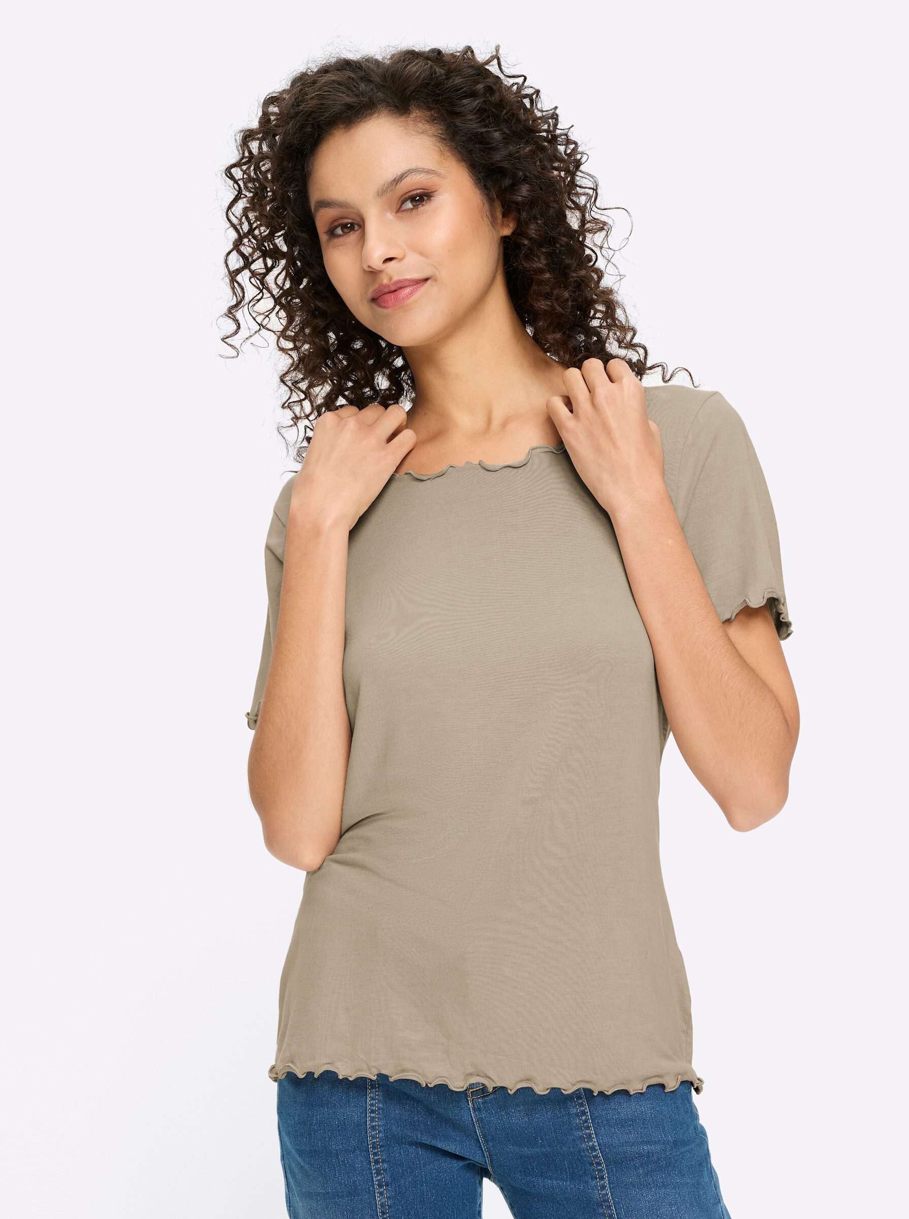 heine T-Shirt Doppelpack Shirts Kurzarm (2-tlg)