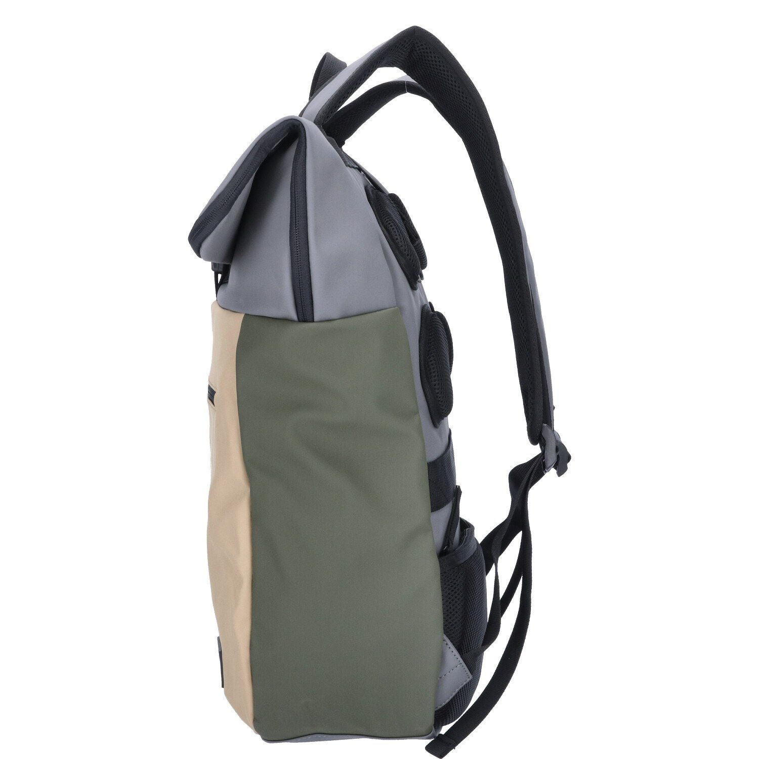 TheTrueC beige/green/grey Stück) (Stück, Bennie Rucksack TheTrueC Freizeit Rucksack