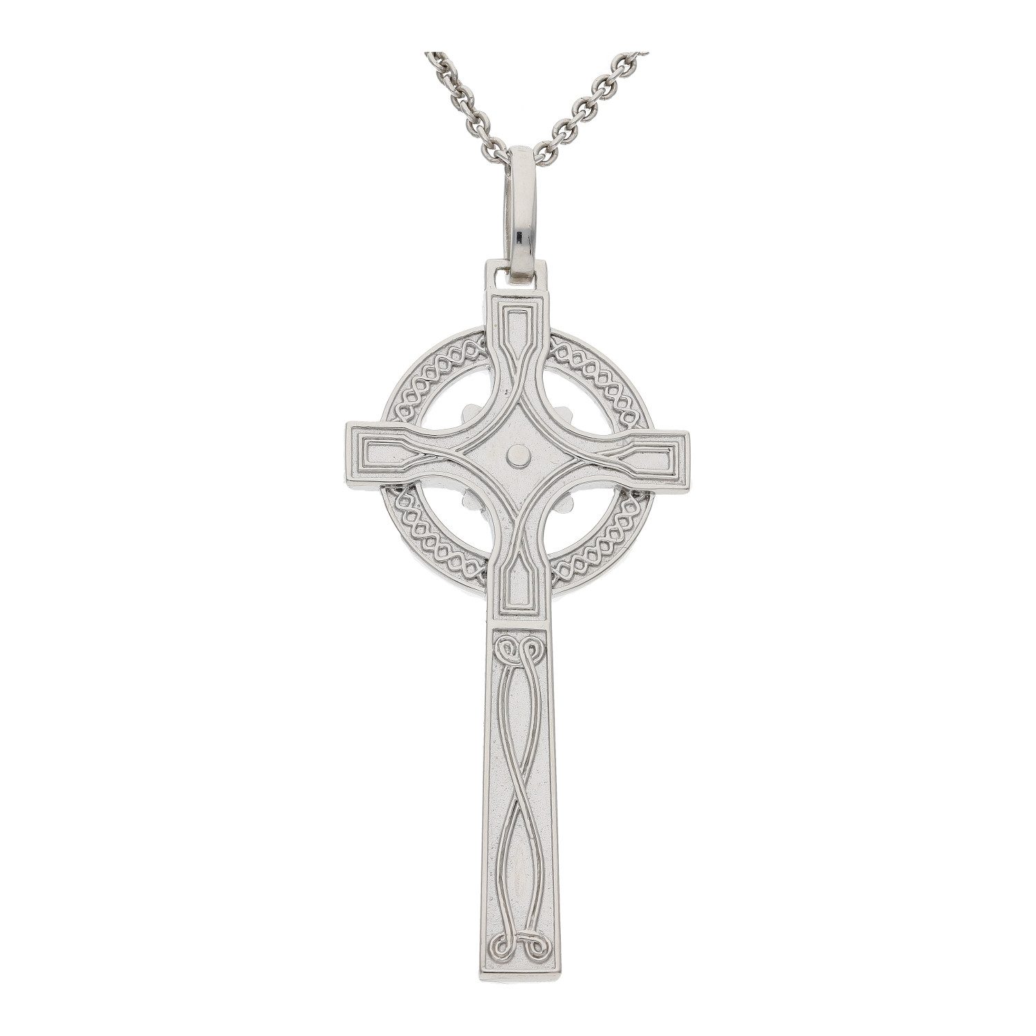 Kettenanhänger Ketten Anhänger Keltisches Kreuz Unikat Silber 925 JL30-02-5214