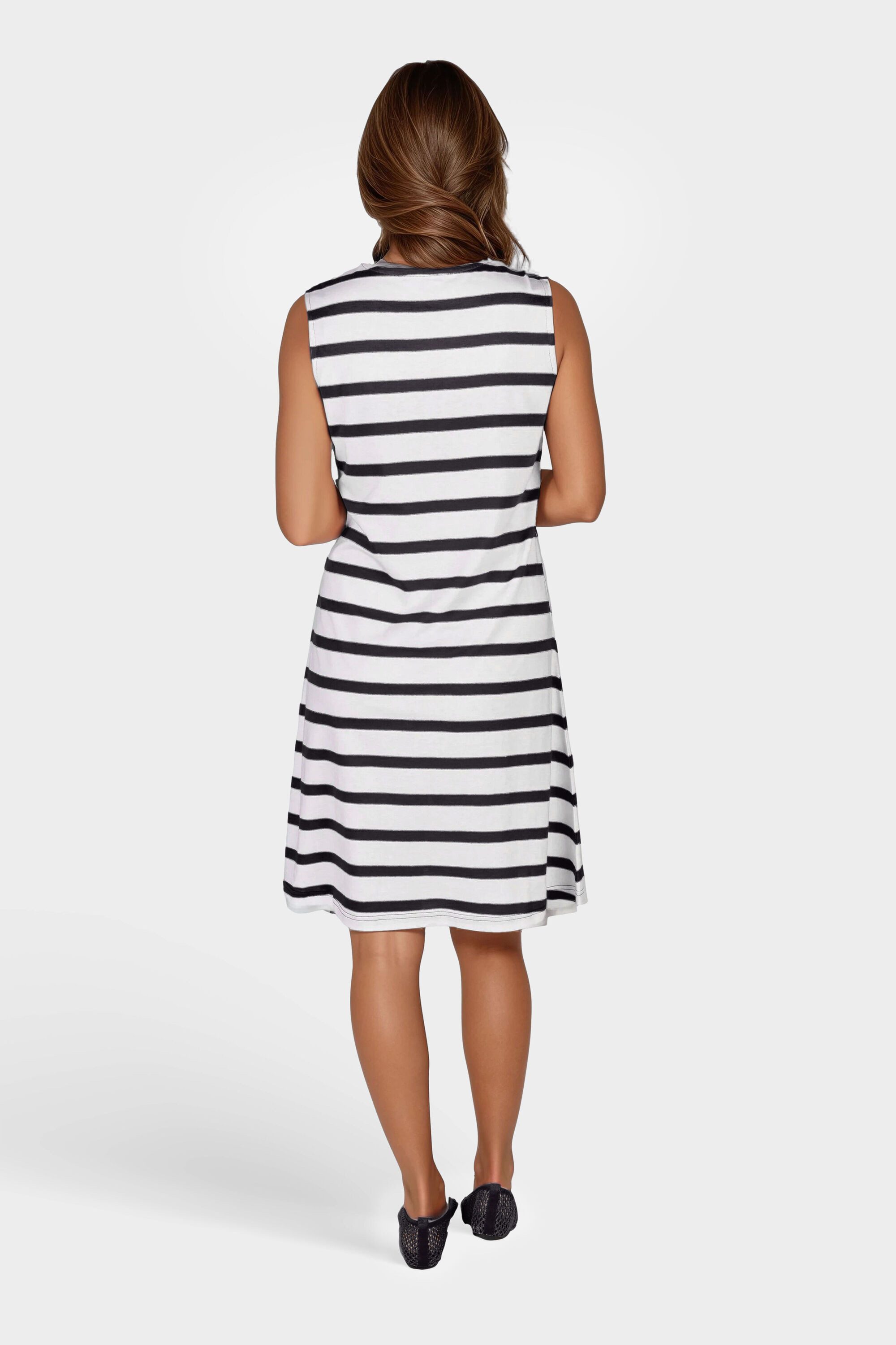 NAVIGAZIONE Shirtkleid (1-tlg) Streifenmuster