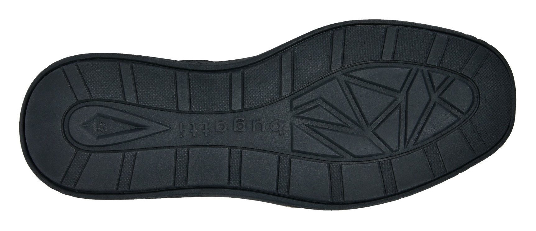 bugatti Slip-On Sneaker Halbschuh, Freizeitsneaker mit Perforation, elastische Schnürsenkel