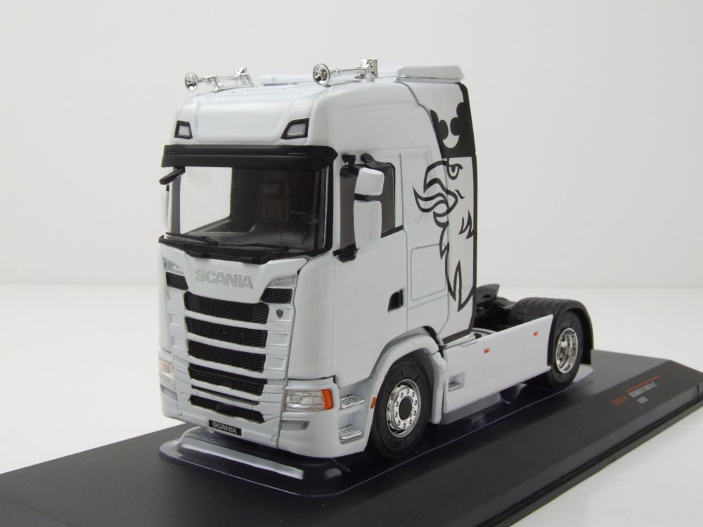 ixo Models Modellauto Scania S-Series Zugmaschine 2020 weiß, Maßstab 1:43