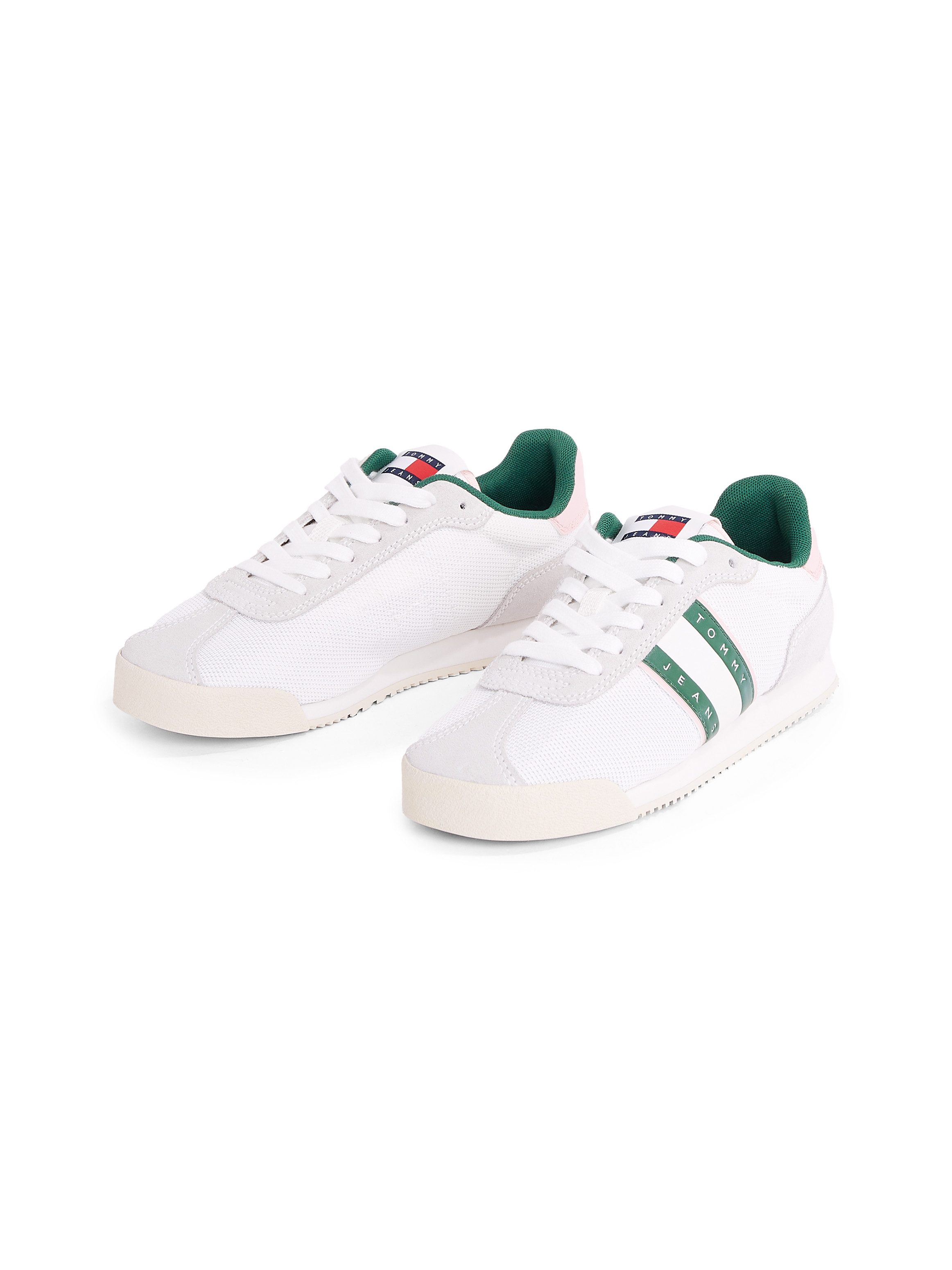 Tommy Jeans TJW LOW PROFILE RUNNER Sneaker, Freizeitmode, Halbschuh, Schnürschuh mit Kontrastbesatz