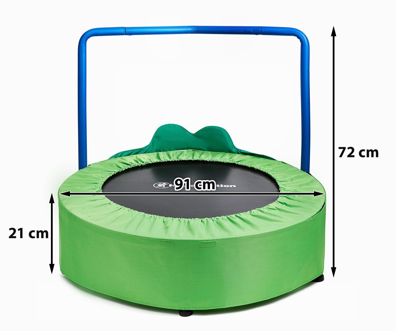 HyperMotion Kindertrampolin Mini-Trampolin für Kinder, Frosch mit Griff, 50 günstig online kaufen