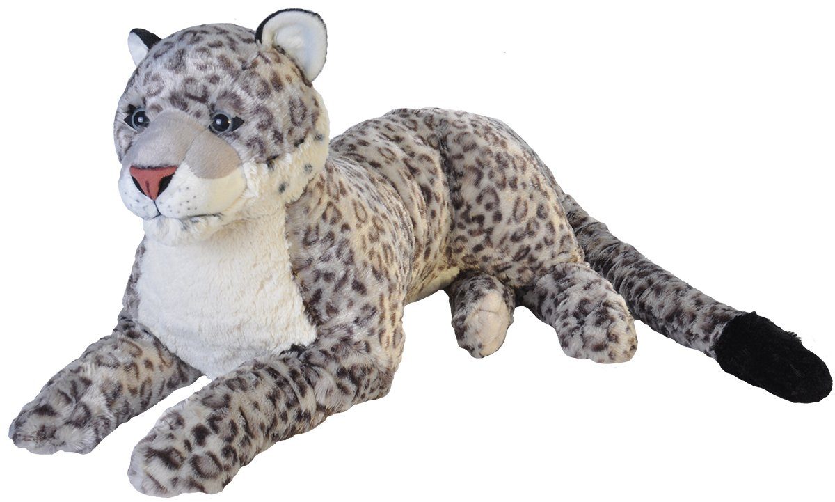 WILD REPUBLIC    Kuscheltier Wild Republic - Kuscheltier - Cuddlekins Jumbo - Schnee-Leopard