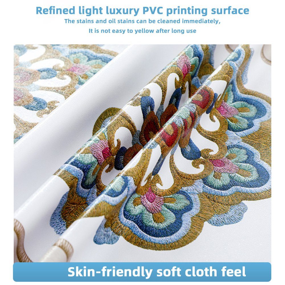 PVC Druck Stil Tischschonbezug Europäischen Haushalt Blusmart Farbe Tischdecke