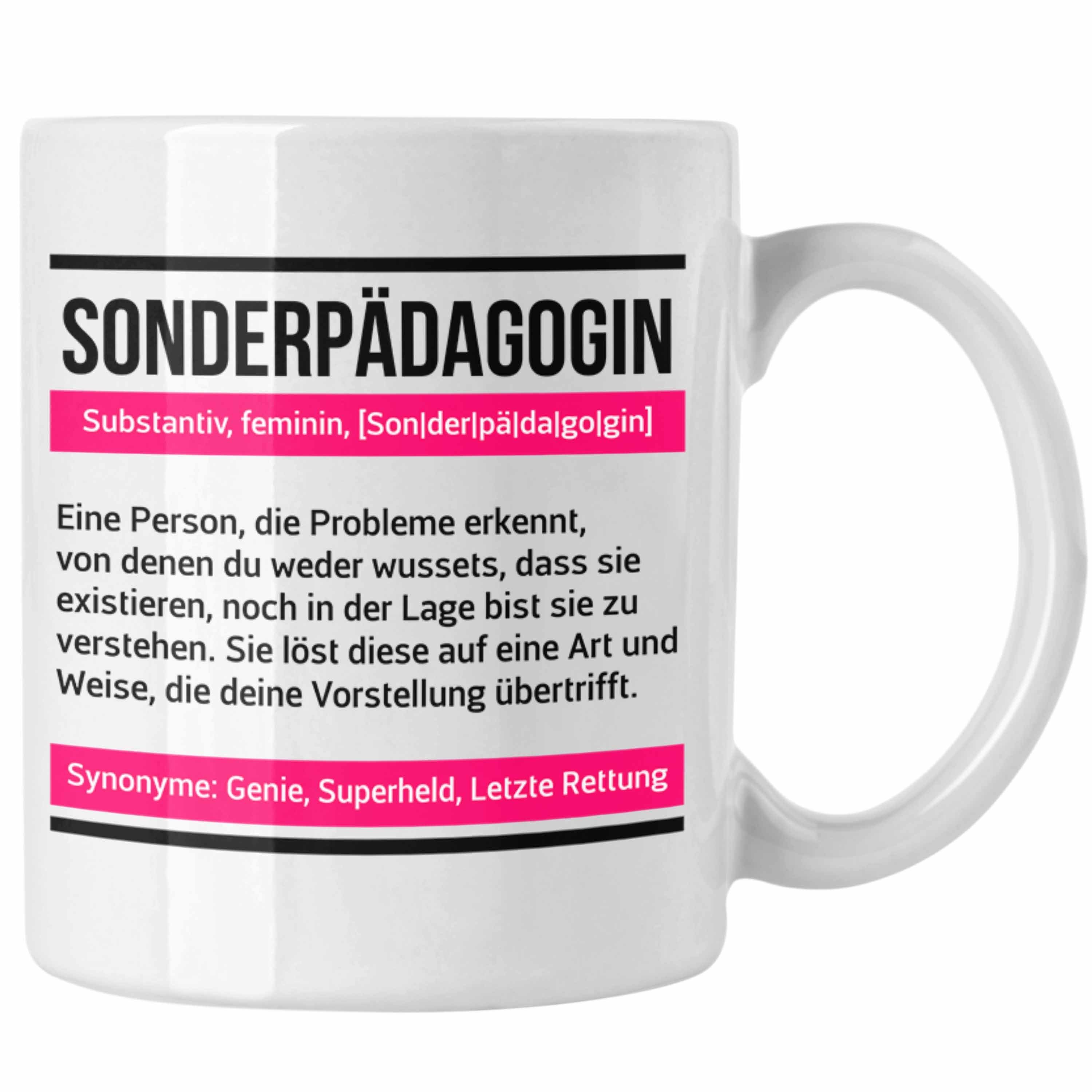 Tasse Trendation - Sonderpädagogik Tasse Geschenk für sonderpädagin Spruch G