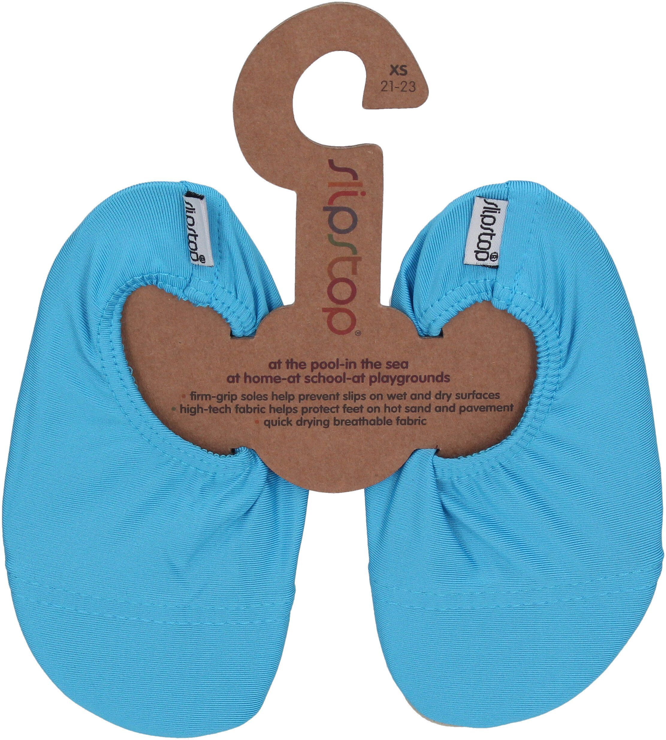 Slipstop Neon Blue Junior Badeschuh Neon Blue