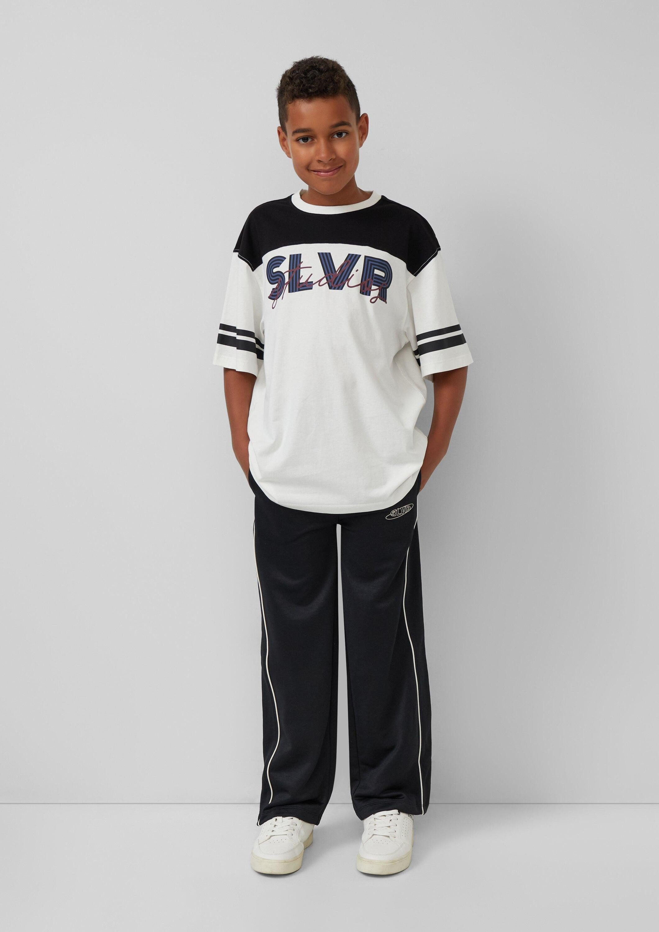 s.Oliver Jogginghose Leggings Jogpants aus sportiver Sweatware mit Wide Leg