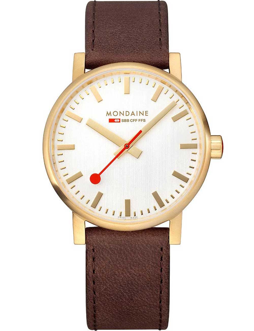 MONDAINE Quarzuhr Mondaine MSE.40112.LG Herrenuhr evo2 SBB 40mm 3ATM Mondaine MSE.40112.LG Herrenuhr evo2 SBB 40mm 3ATM