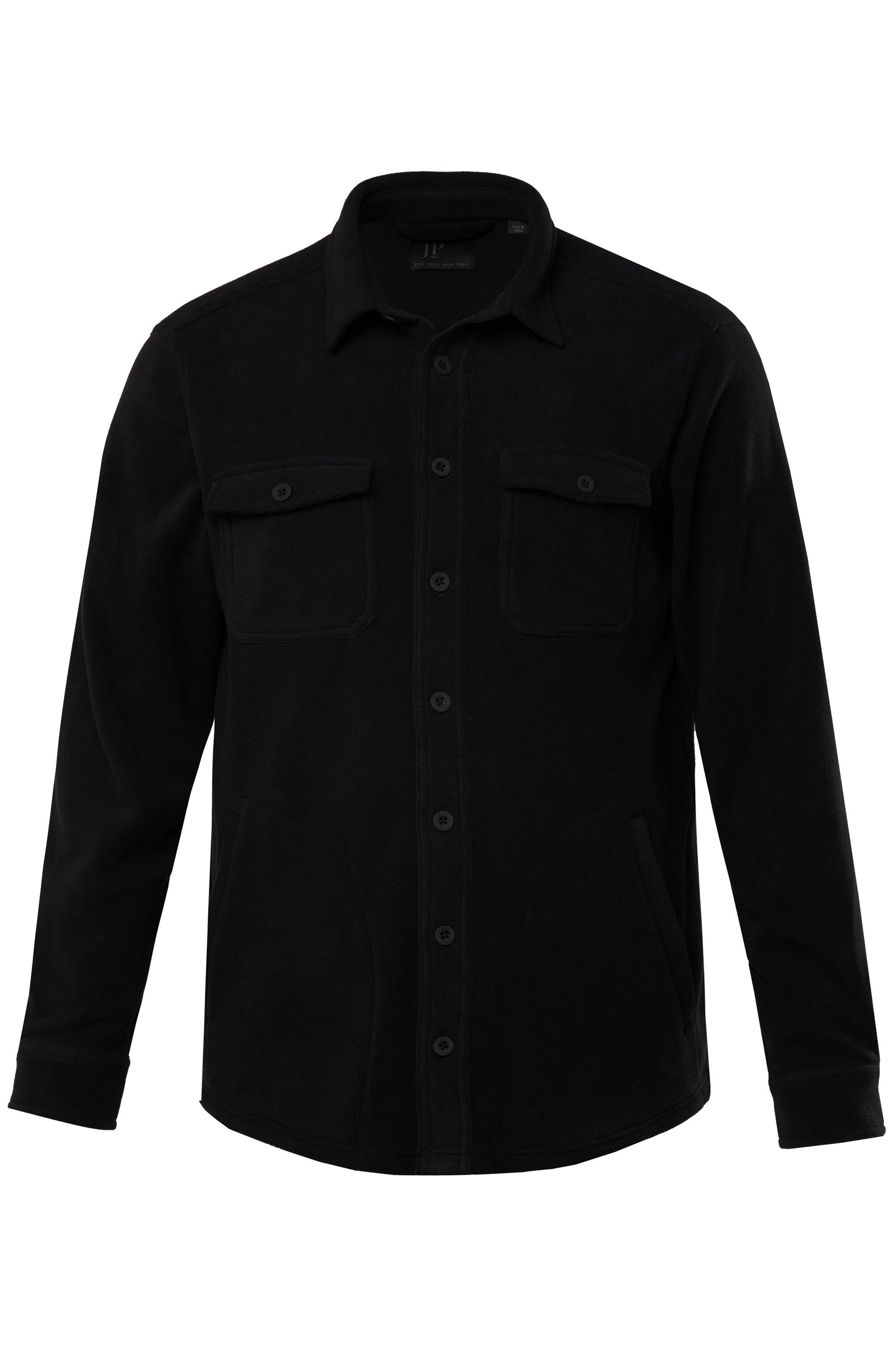 JP1880 Businesshemd JP 1880 Fleece-Overshirt Langarm Kentkragen günstig online kaufen