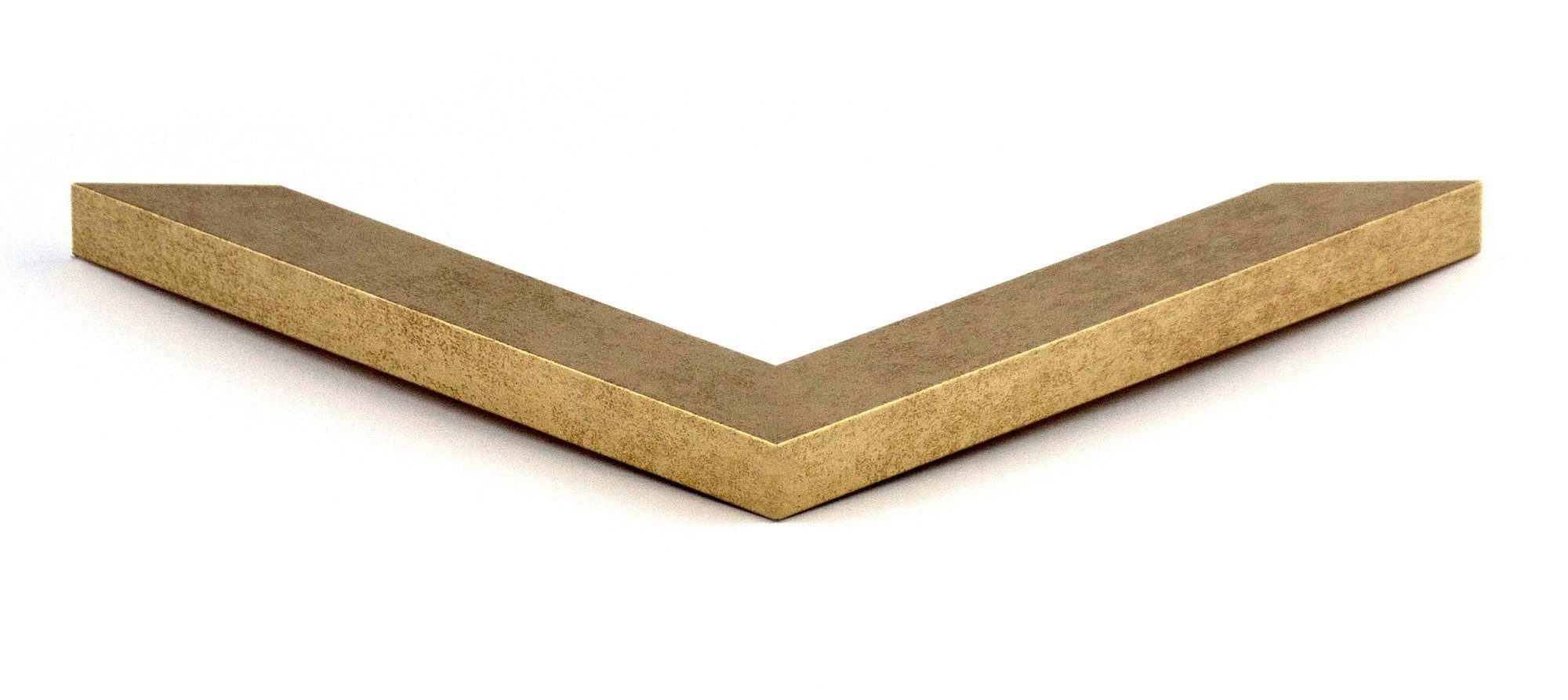 myposterframe Einzelrahmen Rahmen Maia, (1 Stück), 20x20 cm, Vintage Gold, MDF