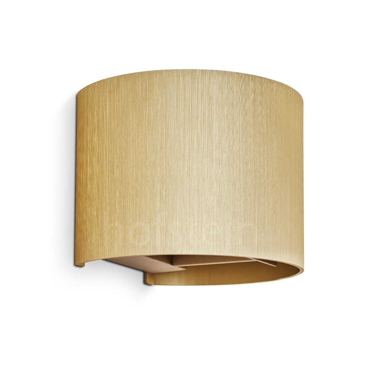 hofstein Wandleuchte »Vaccina« moderne Wandlampe aus Metall in Goldfarben, günstig online kaufen