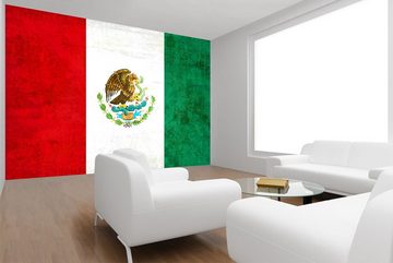 WandbilderXXL Fototapete Mexiko, glatt, Länderflaggen, Vliestapete, hochwertiger Digitaldruck, in verschiedenen Größen