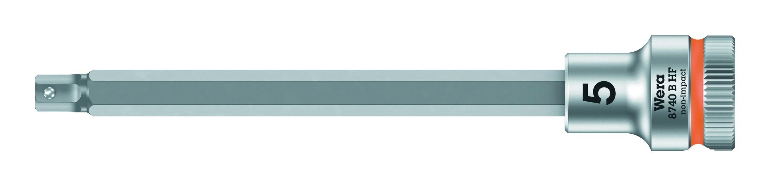 Wera Steckschlüssel, mm 107 x 5 m. 3/8" Schraubendrehereinsatz Innensechskant Haltefunktion