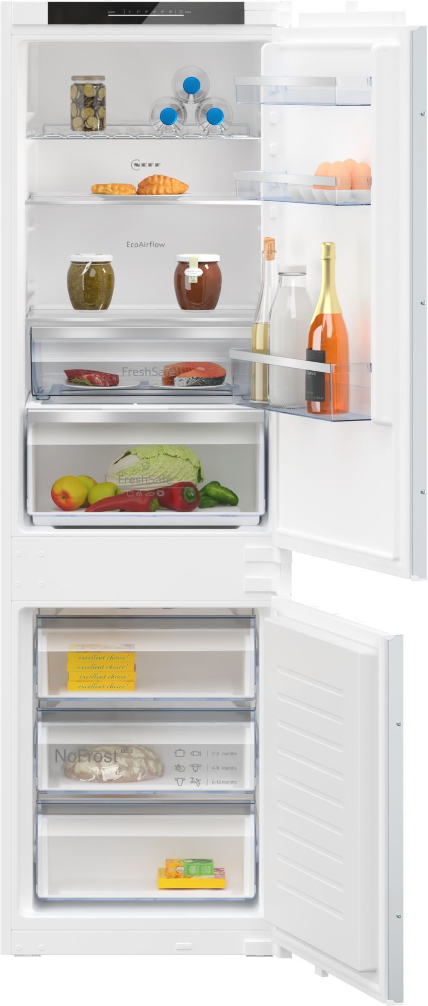 NEFF Einbaukühlgefrierkombination N 50 Ki7862SE0, 177,2 cm hoch