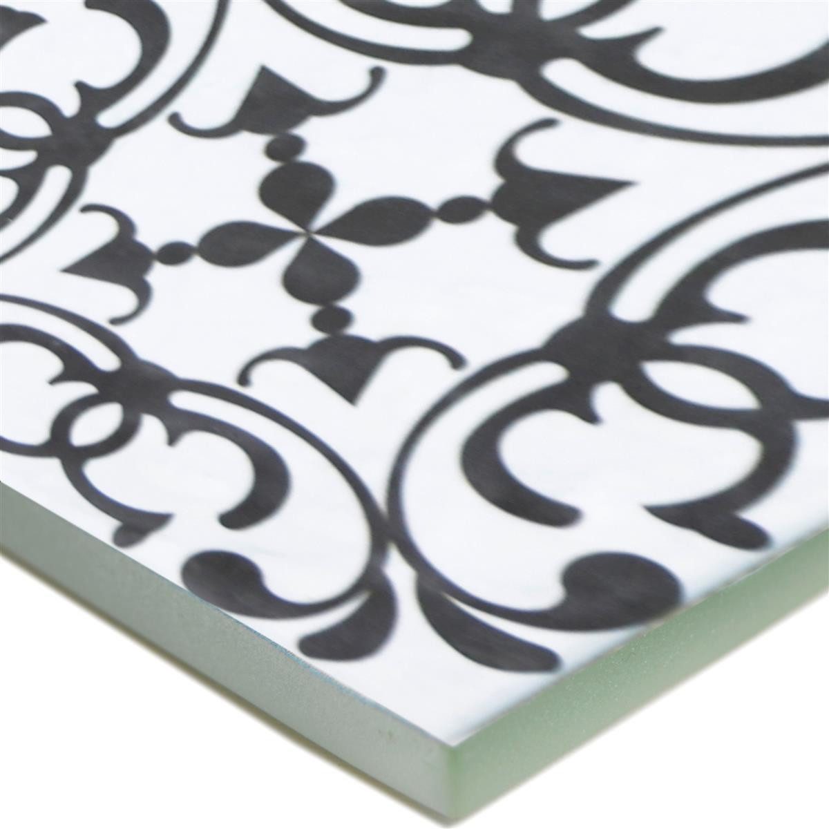 Mosafil Mosaikfliesen Glasmosaik Fliesen Starlite Retrooptik 98, Glas 30.000x30.000, schwarz, Wasserfest