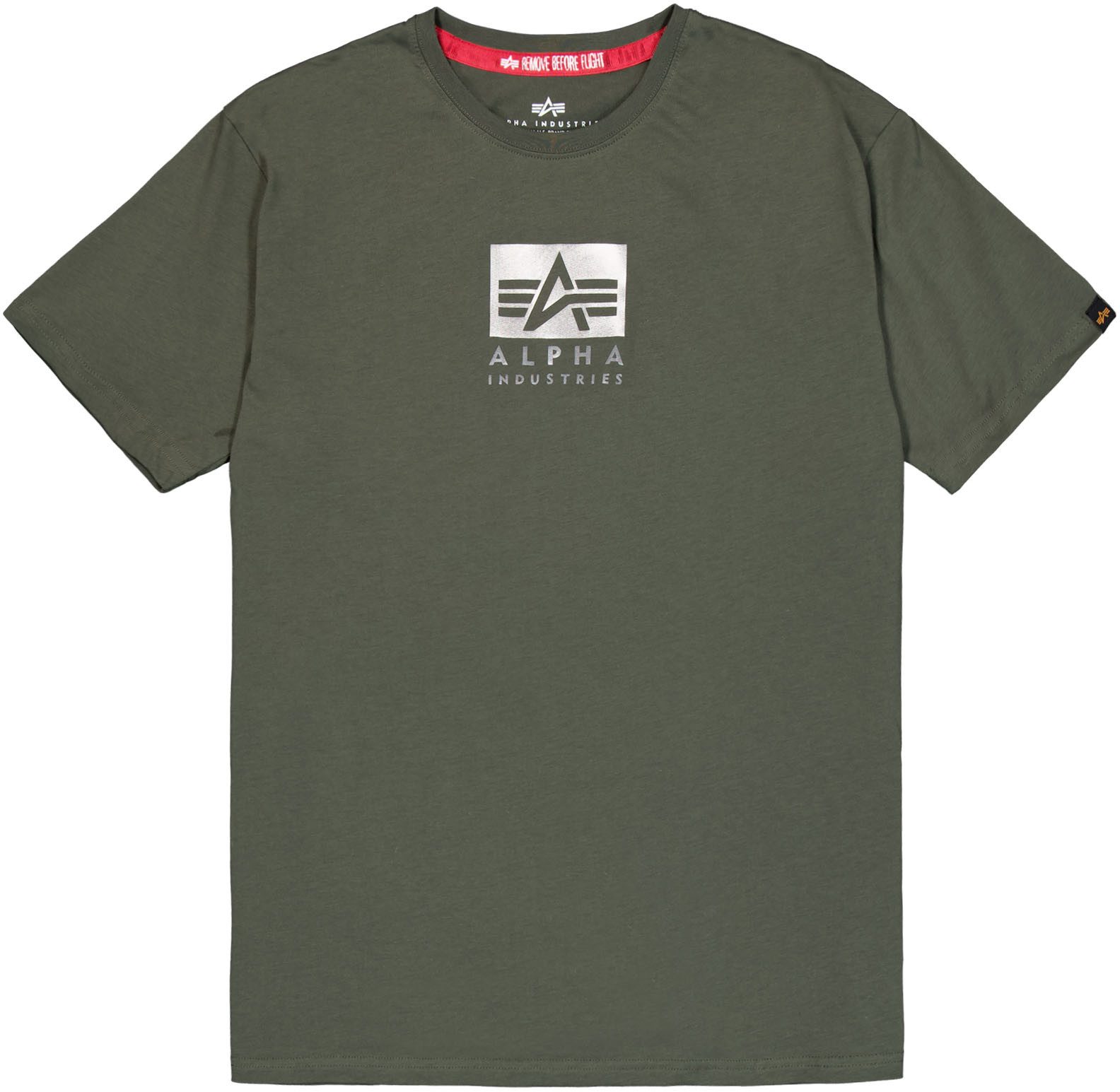 Alpha Industries Rundhalsshirt "Satin Logo T" günstig online kaufen