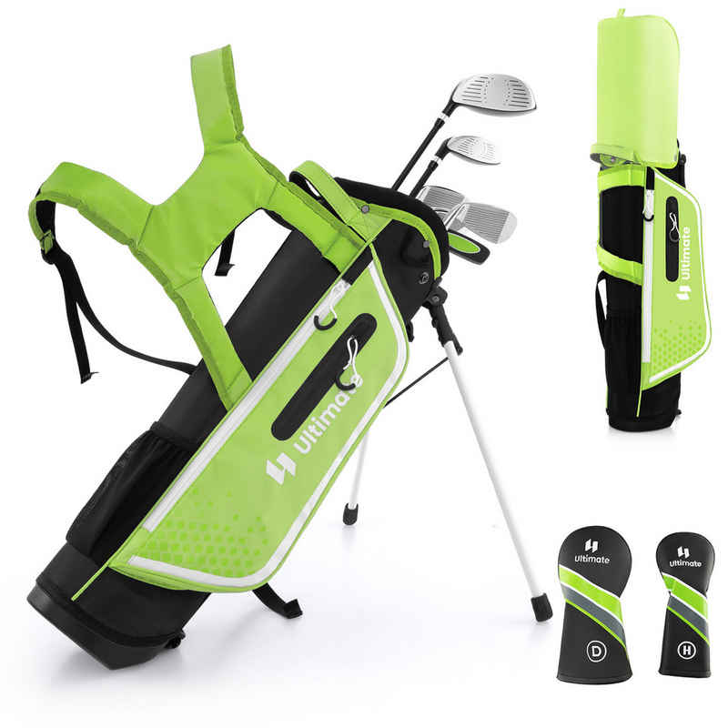 KOMFOTTEU Golfschläger + Golfbag, mit 300CC Driver, für Kinder von 11-13 Jahren