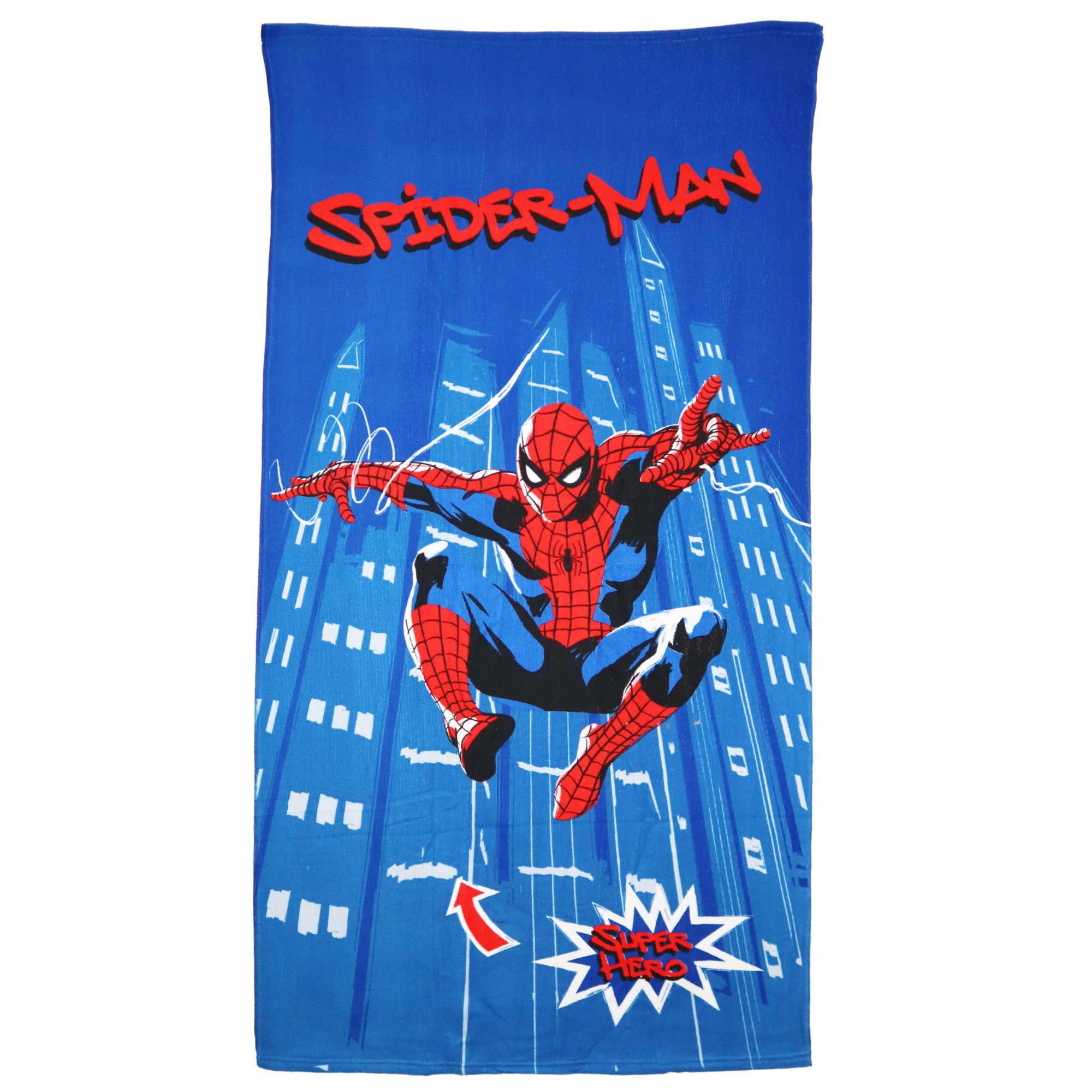 MARVEL Strandtuch Marvel Spiderman Mikrofaser Badetuch XL 70x140 cm