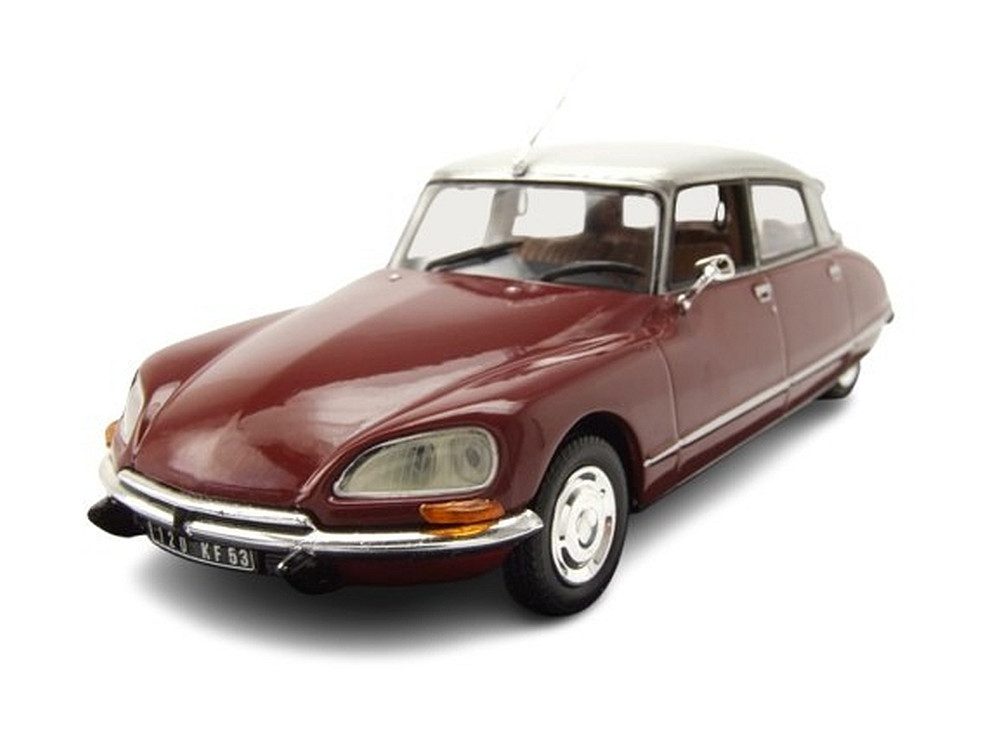 Norev Modellauto Citroen DS 23 Pallas 1972 dunkelrot silber, Maßstab 1:43