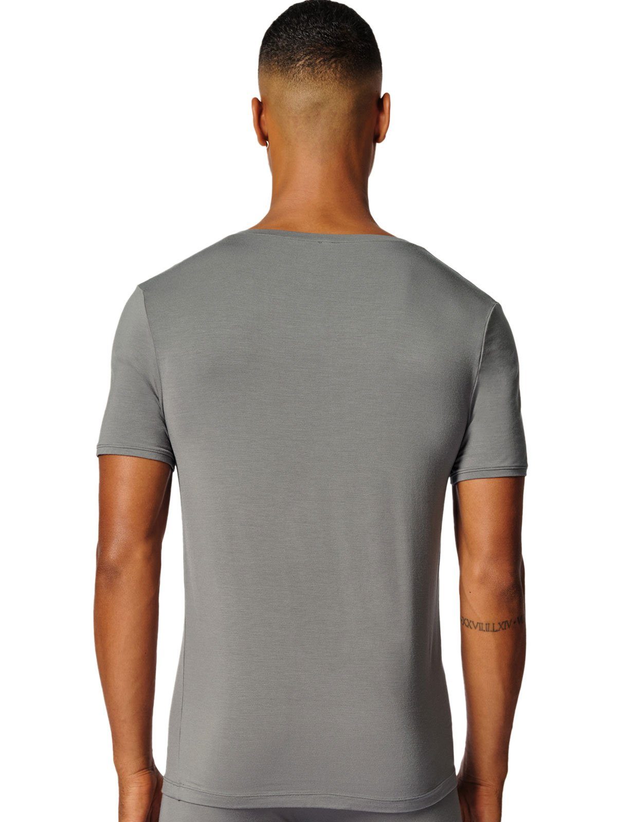 Skiny Unterziehshirt Herren V-Shirt kurzarm Calmodal (Stück, 1-St) nachhaltig