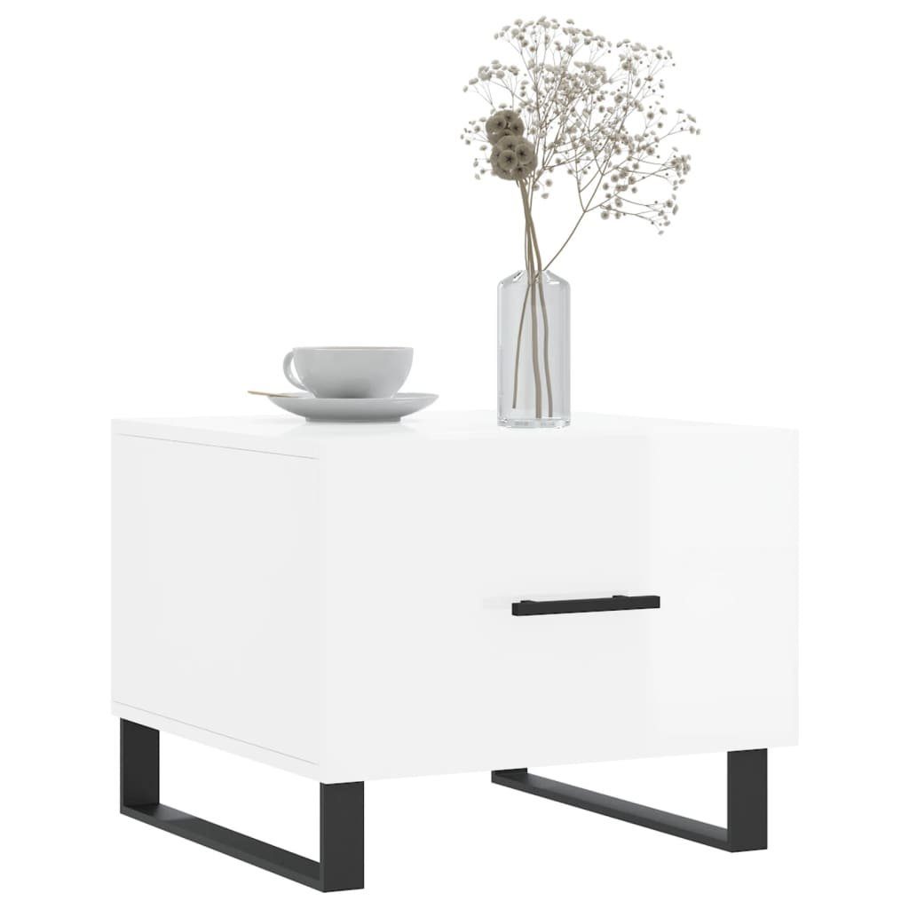 vidaXL Couchtisch Couchtische 2 Stk. Hochglanz-Weiß günstig online kaufen