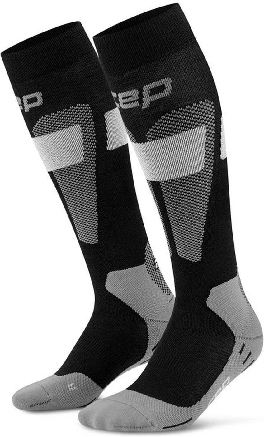 CEP Skisocken CEP ski merino socks, tall, 3. BLACK/GREY