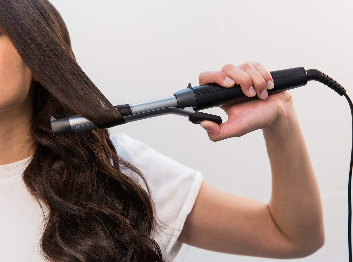 Remington Lockenstab Pro Spiral Curl Ci5519 19mm Ringellocken Keramik Turmalin schwarz