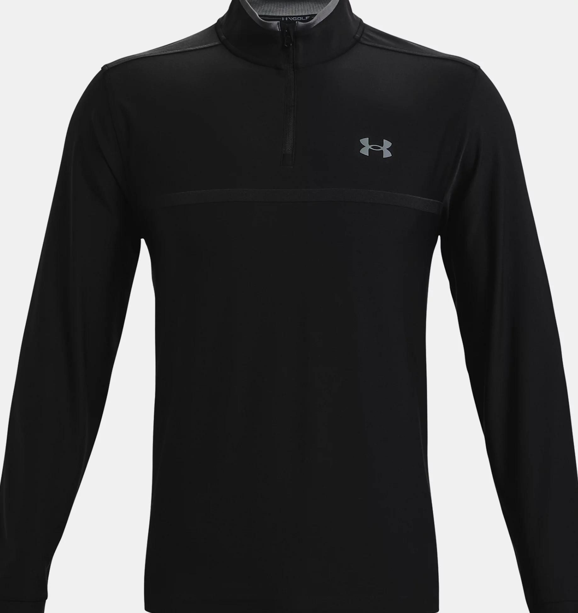 Under Armour® Longsweatshirt Under Armour Layer Playoff 2.0 1/4 Zip Schwarz Herren