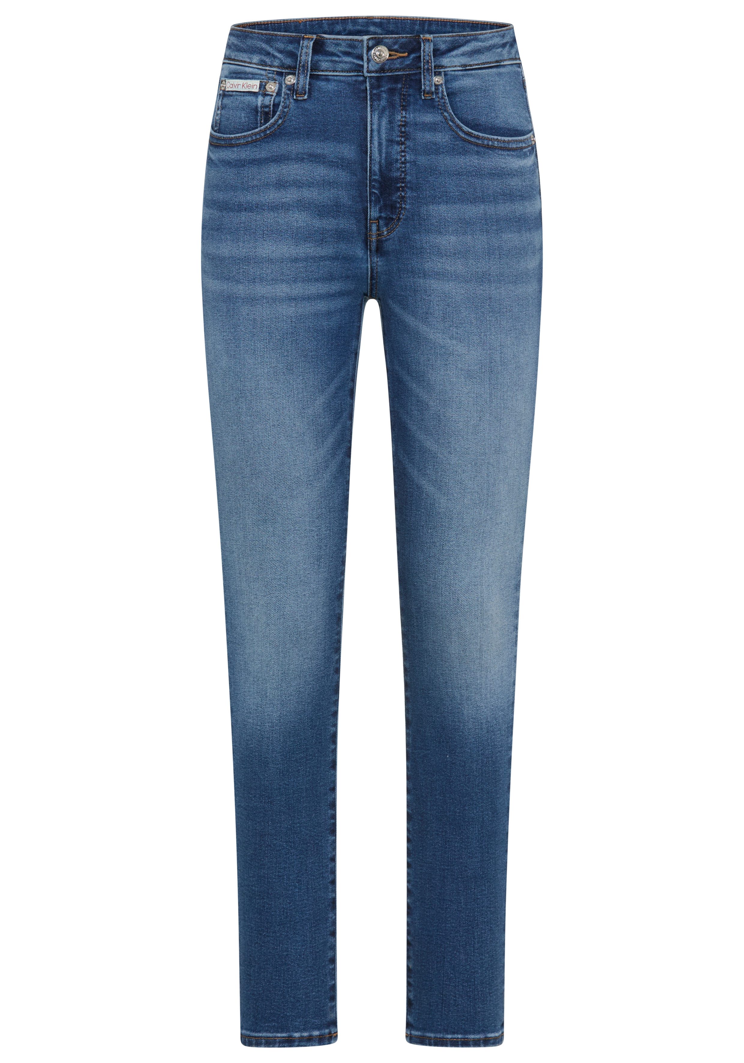 Calvin Klein Jeans Skinny-fit-Jeans MID RISE SKINNY INDIGO STATION Skinny fit mit Taschen