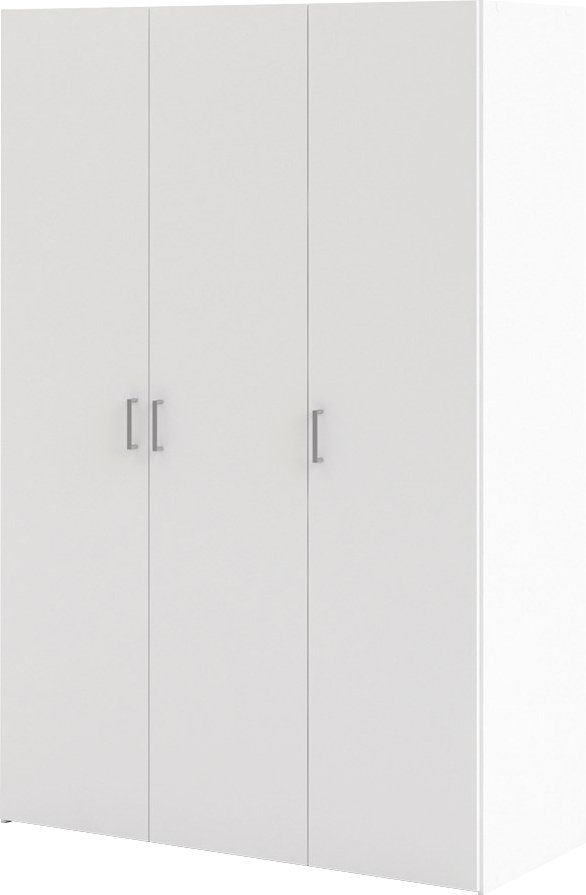 Home affaire x 175,4 einfache graue Kleiderschrank x Stangengriffe, 115,8 49,52 Selbstmontage, cm