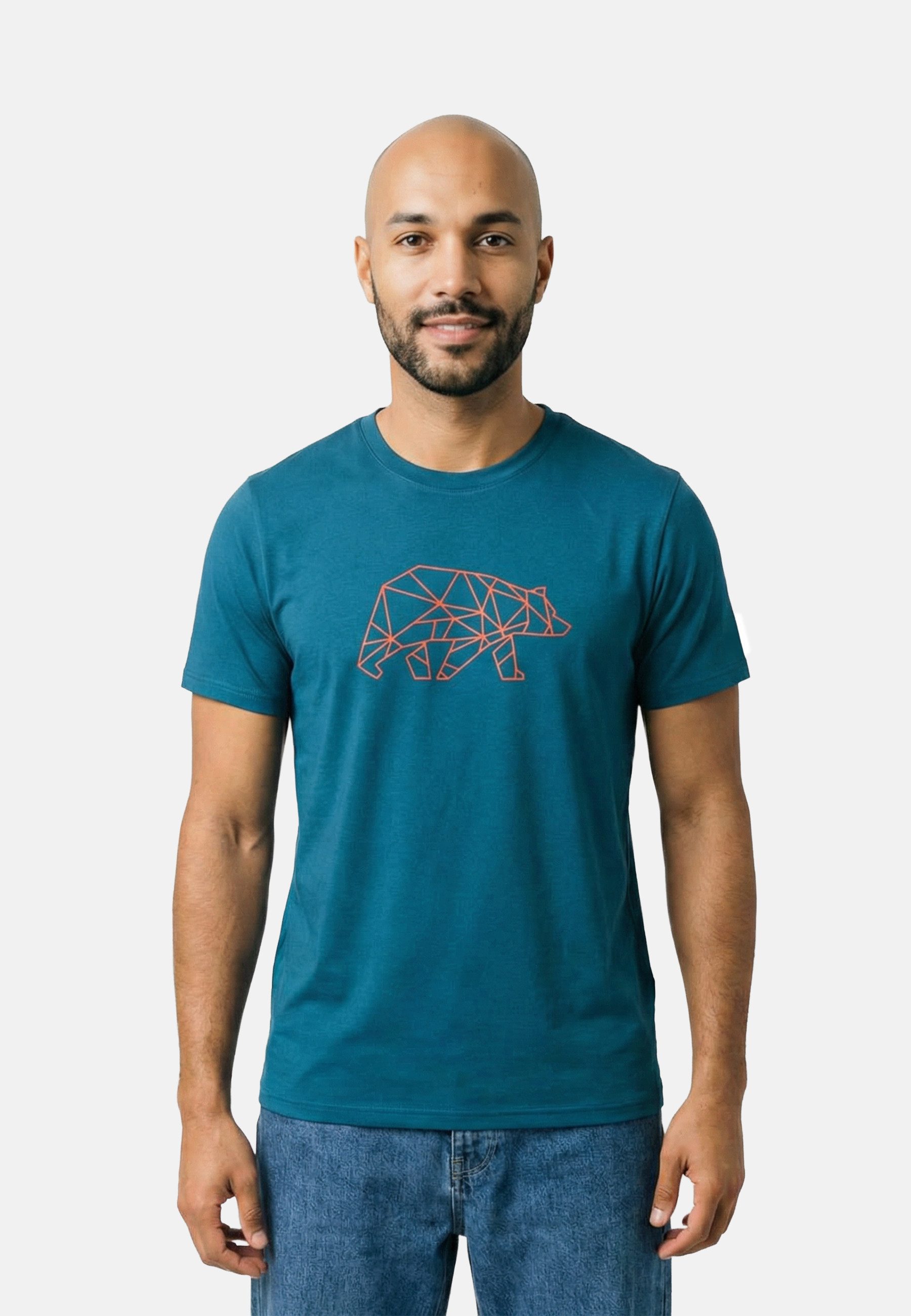 T-Shirt Finnson T-Shirt mit Brustlogo