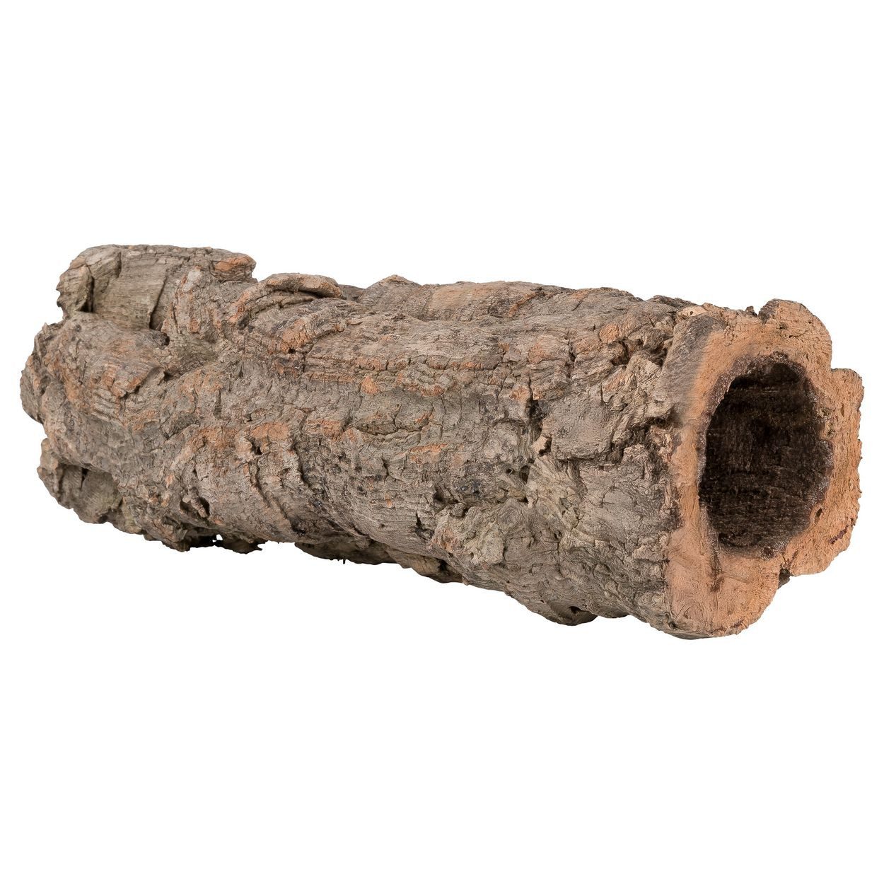 Kork-Deko.de Kleintiertunnel Korkröhre natur, 25 cm lang Ø 5-7 cm, Kork