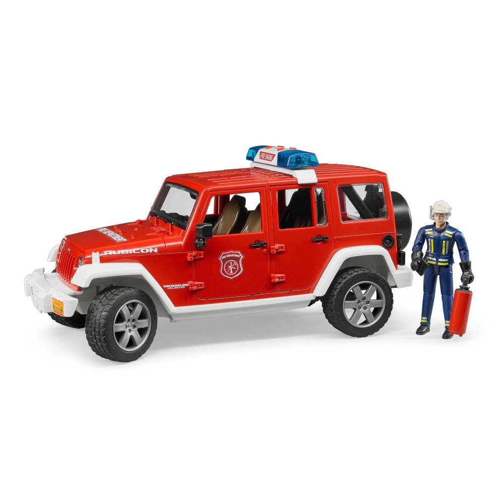 Rubicon Spielzeug-Feuerwehr Wrangler Unlimited Feuerwehrfahrzeug Bruder® Jeep