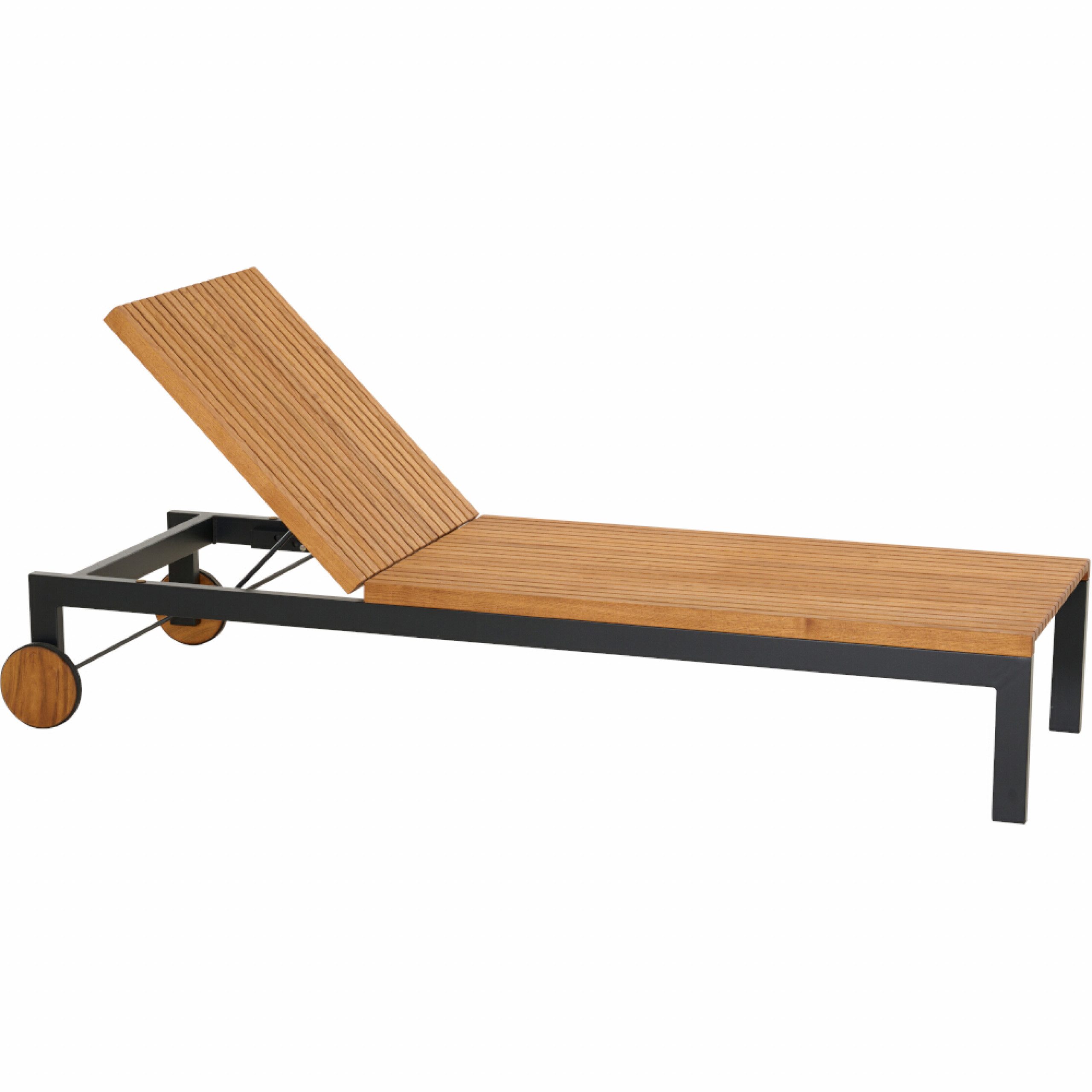 Siena Garden Gartenlounge-Sessel Siena Garden Rollliege BOZEN, 4-fach verstellbar S54457
