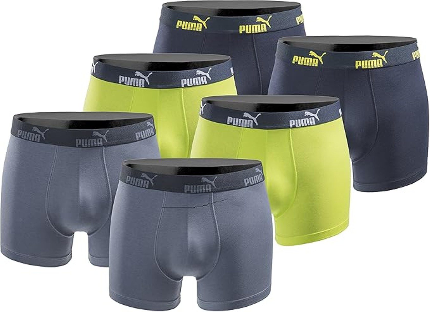 PUMA Боксерские мужские трусы, боксерки Puma 6er Pack Herren Basic Limited Edition