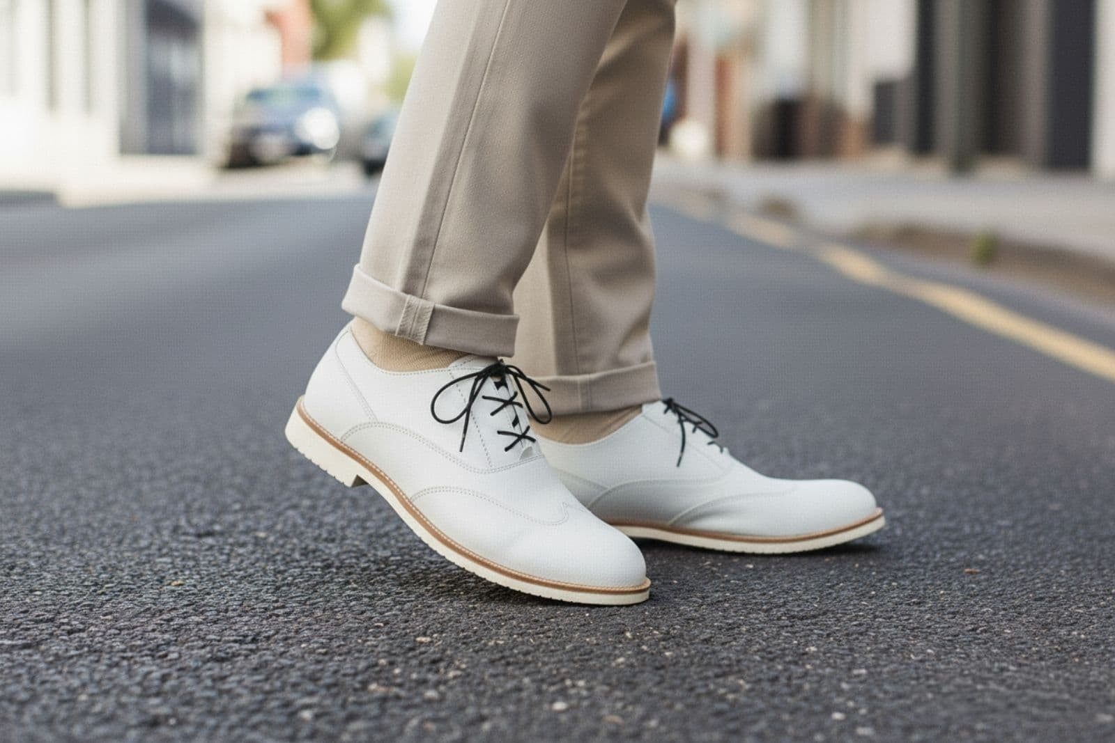 Ringelspitz Schnürsenkel Rund, dünn & gewachst, – Für elegante Schuhe mit schmalen Ösen - Ø 2mm