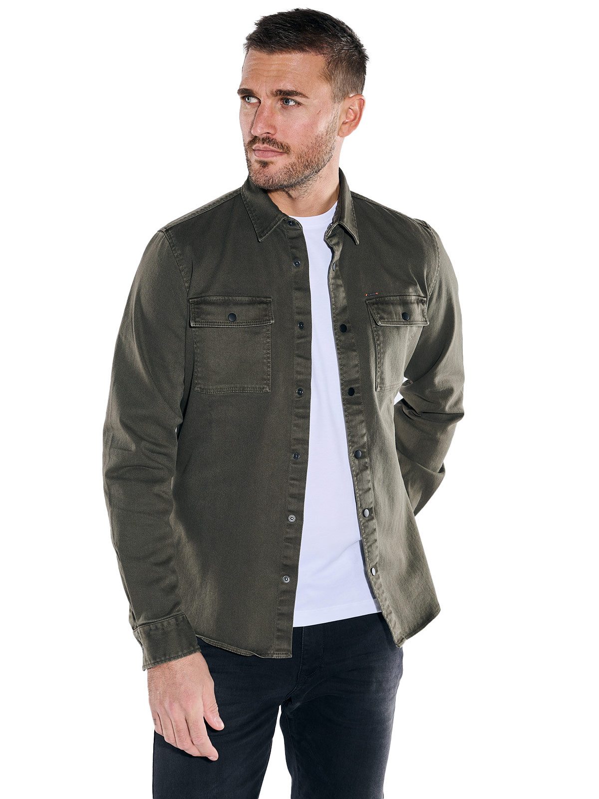 Langarmhemd Overshirt slim fit