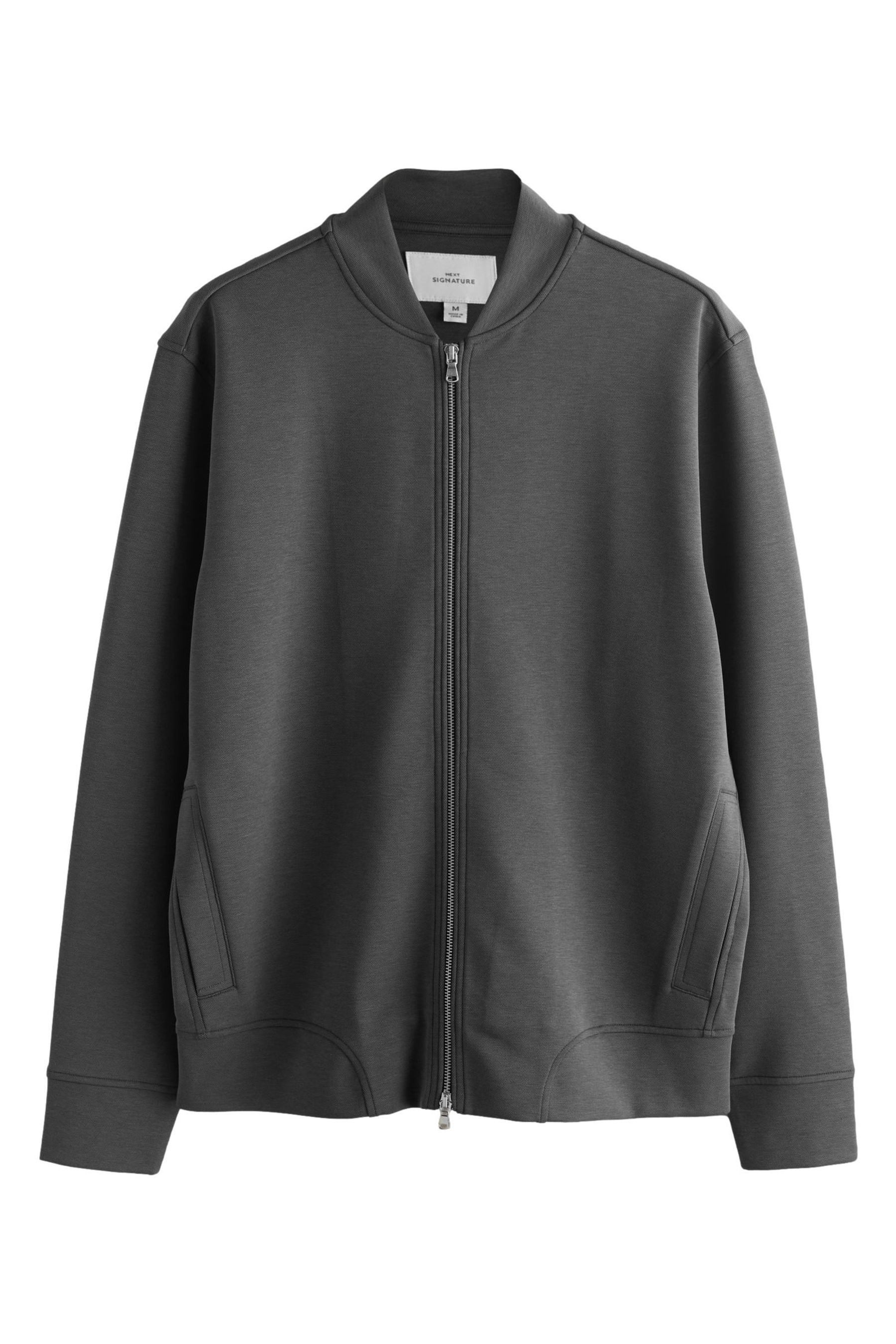 Next Bomberjacke Signature Jersey-Bomberjacke mit Viskose (1-St)