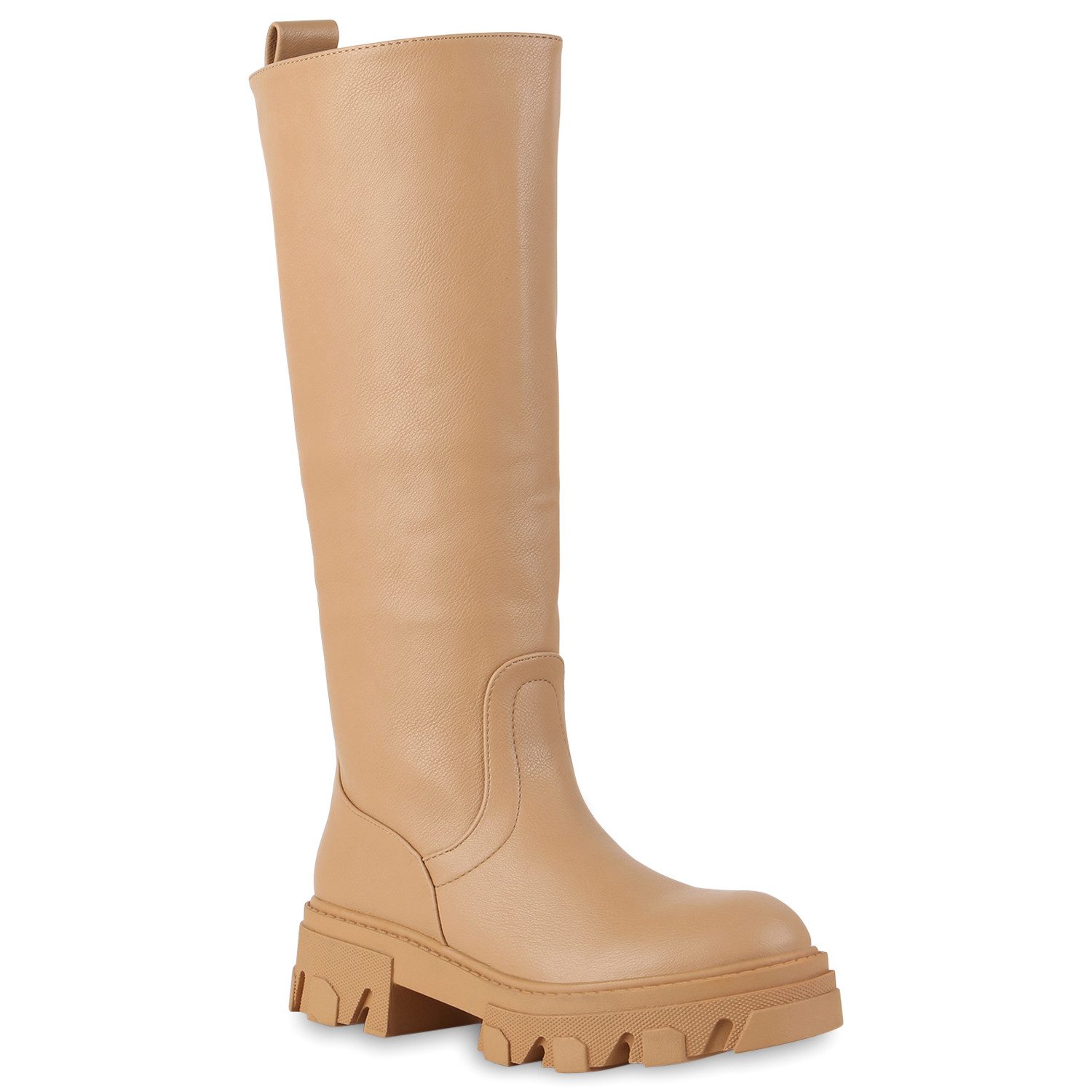 VAN HILL 837802 Plateaustiefel Damen Leicht Gefütterte Plateaustiefel Stief günstig online kaufen
