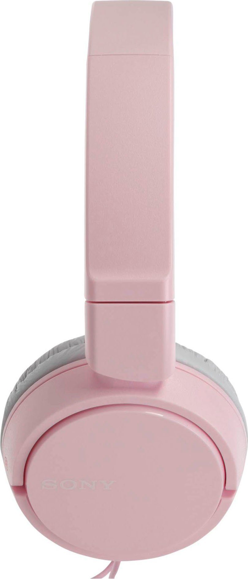 Headsetfunktion) Musik, Faltbarer Sony für Steuerung MDR-ZX110AP (Freisprechfunktion, Anrufe mit integrierte On-Ear-Kopfhörer und pink