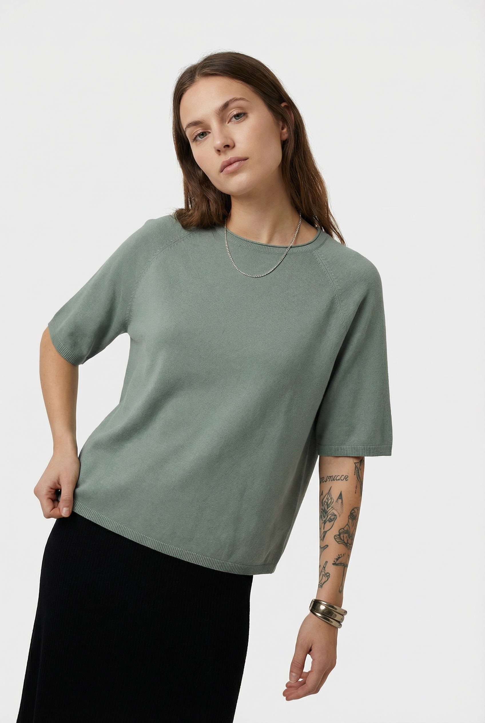 ONLY CARMAKOMA Rundhalspullover CARLOYAL LIFE 2/4 O-NECK PULLOV KNT NOOS Ku günstig online kaufen