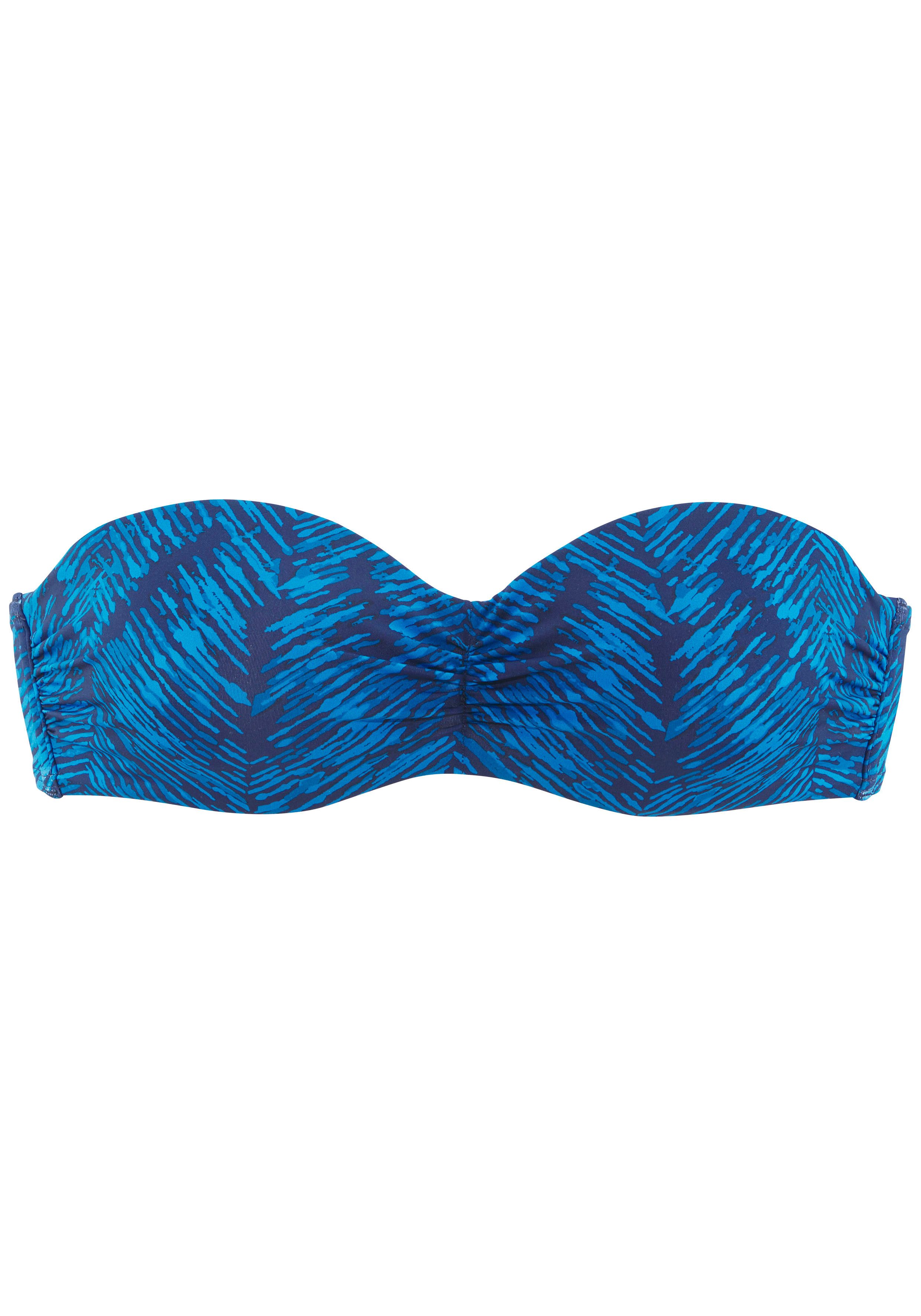 JETTE Bügel-Bandeau-Bikini-Top Floretta, in Ton in Ton-Harmonie