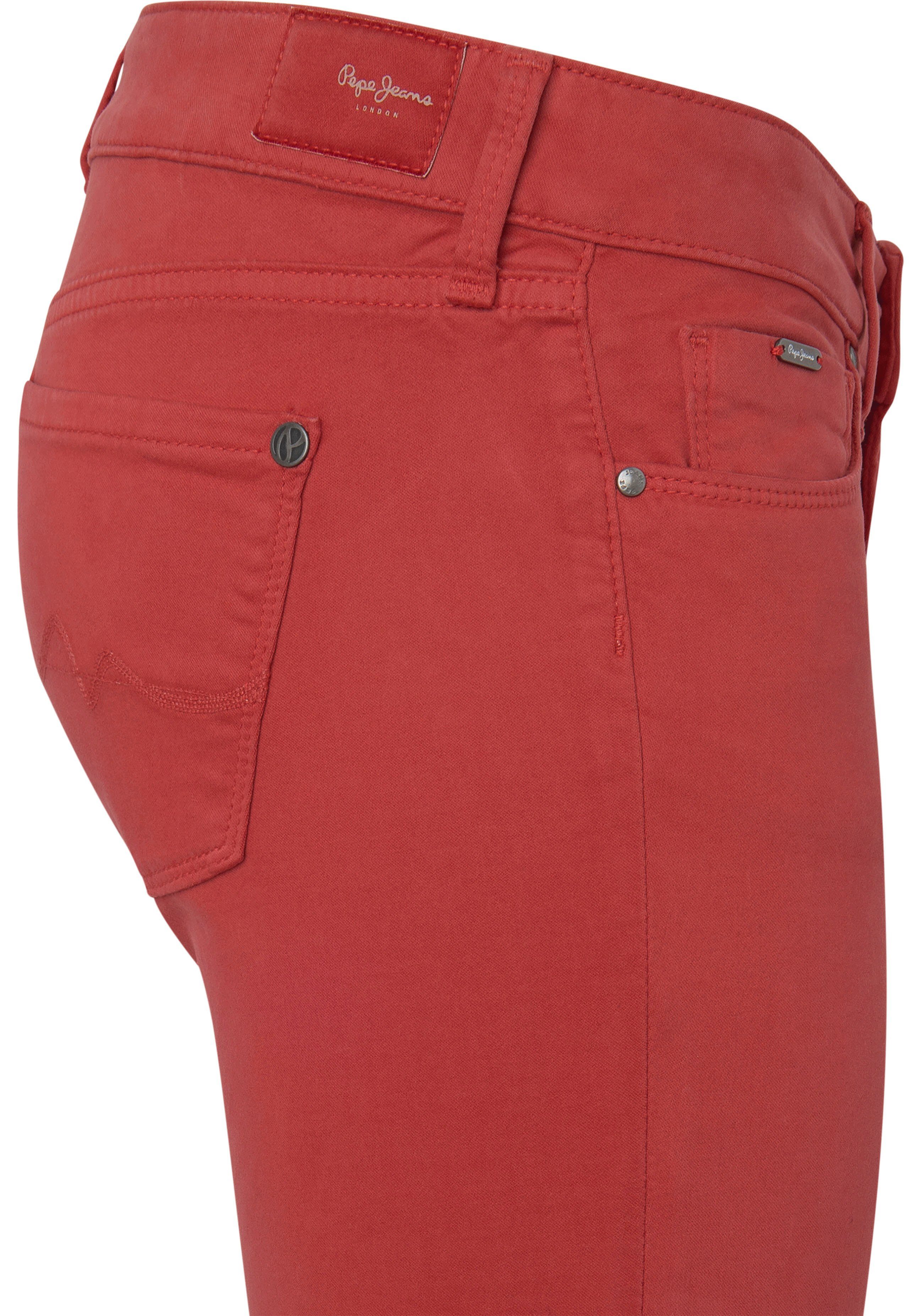 studio 5-Pocket-Hose Jeans Skinny red Soho Pepe